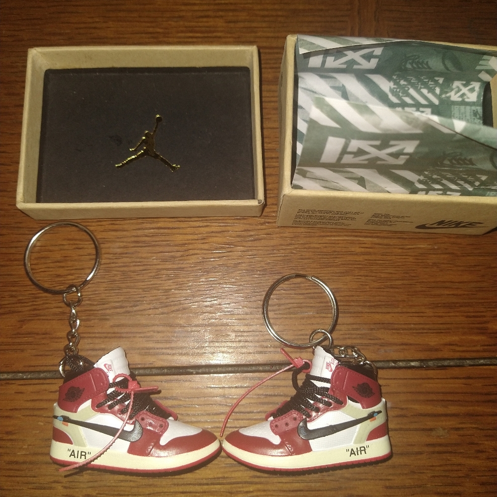 Mini Air Jordan key chains